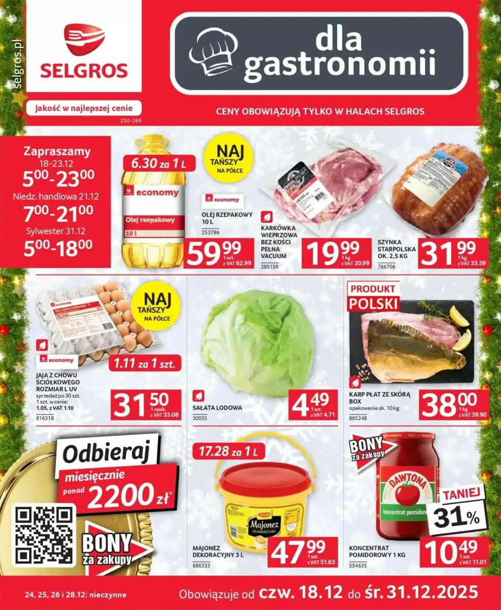 Strona 1 z gazetki Selgros