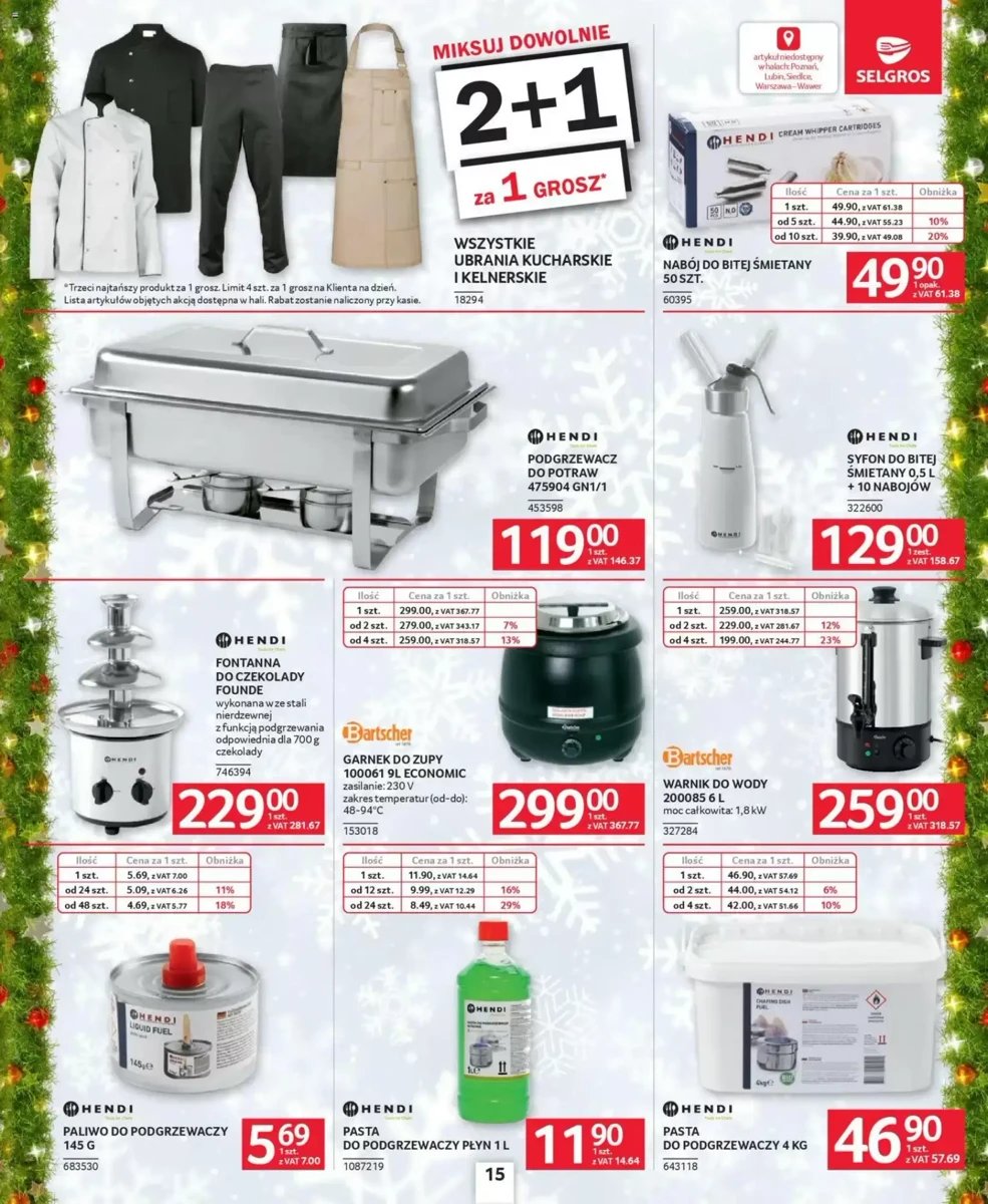 Strona 15 z gazetki Selgros