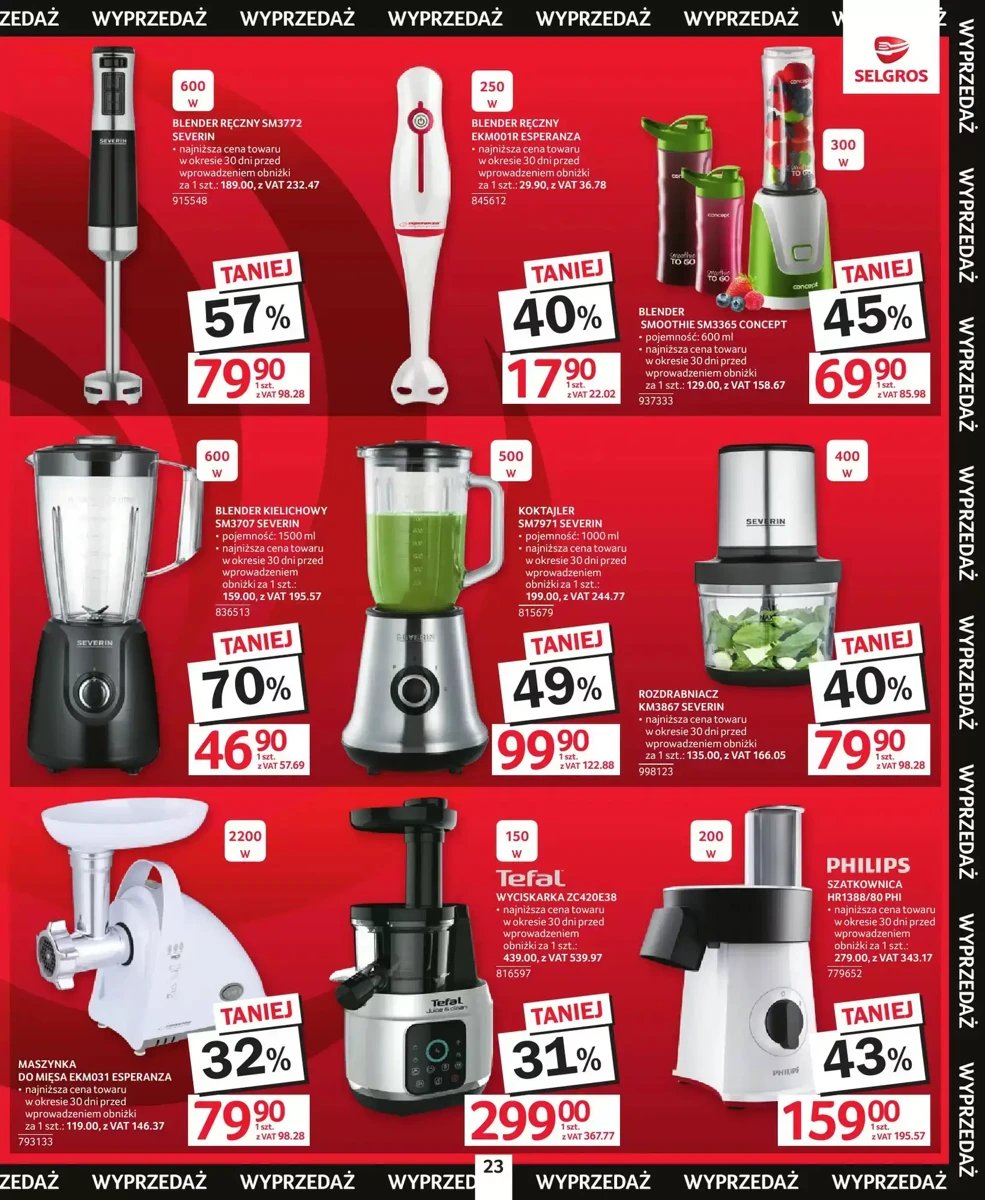 Strona 23 z gazetki Selgros