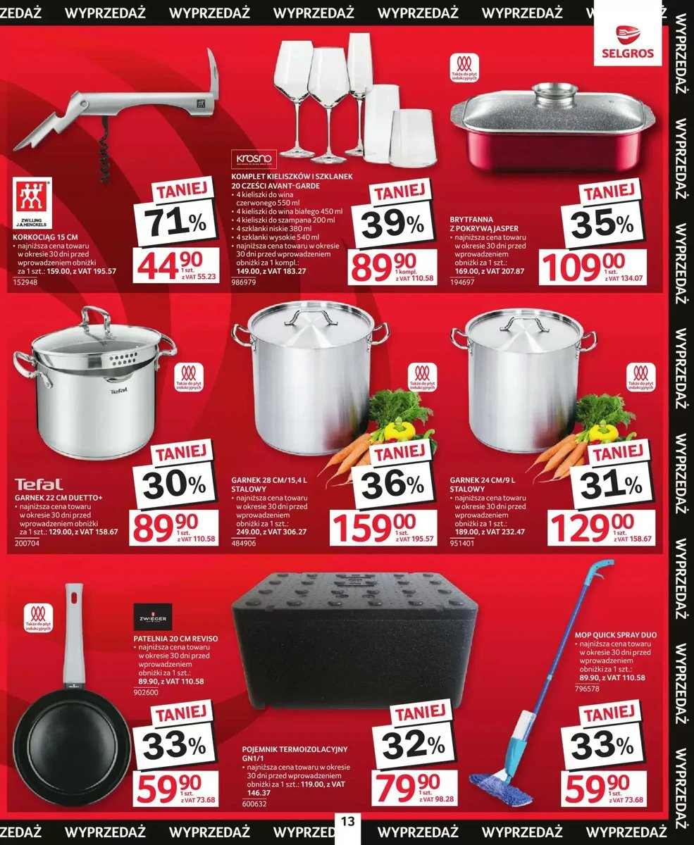 Strona 13 z gazetki Selgros