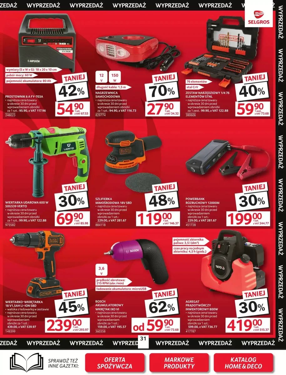 Strona 33 z gazetki Selgros