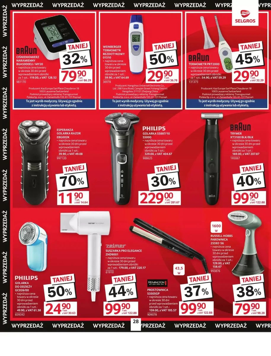 Strona 30 z gazetki Selgros