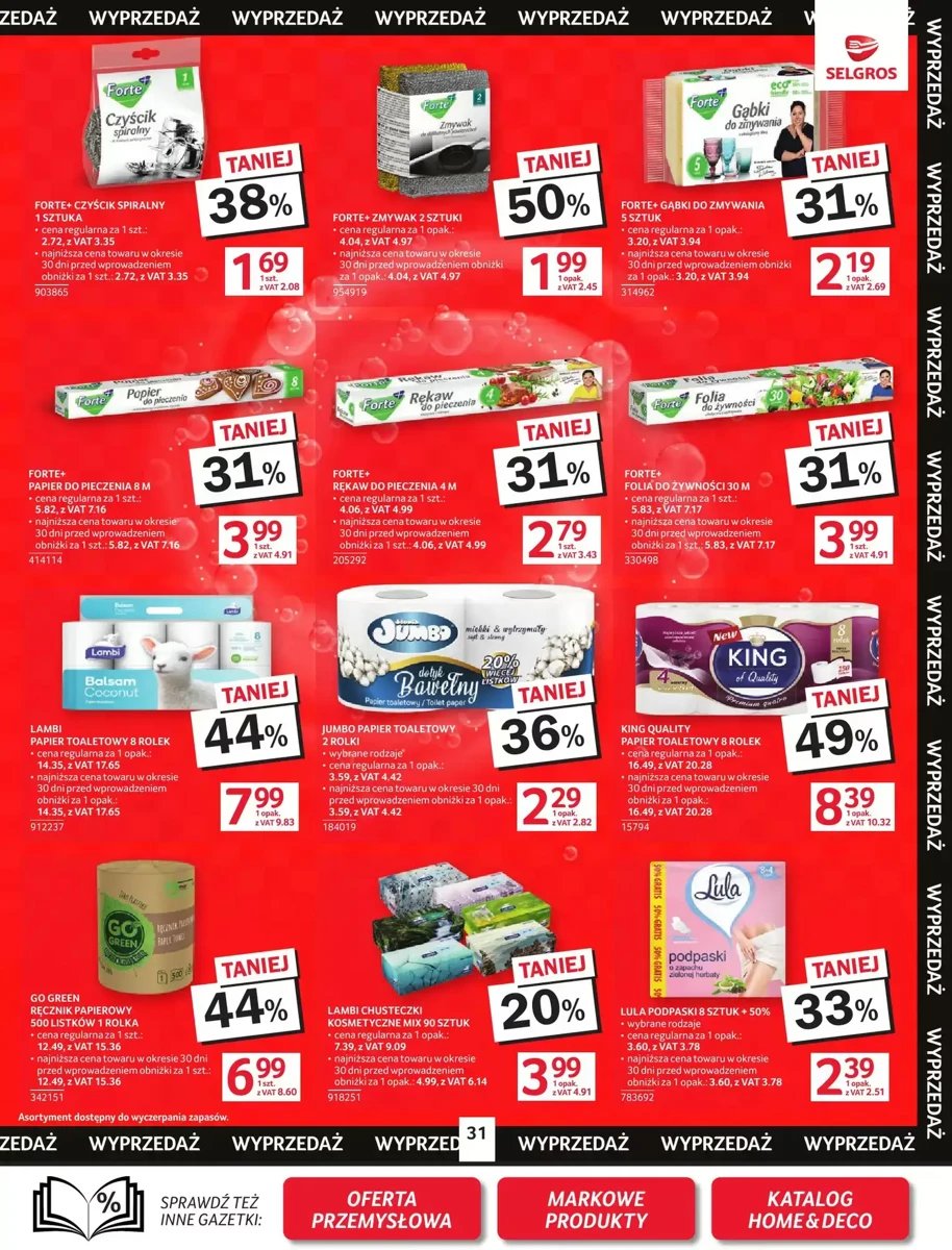 Strona 31 z gazetki Selgros