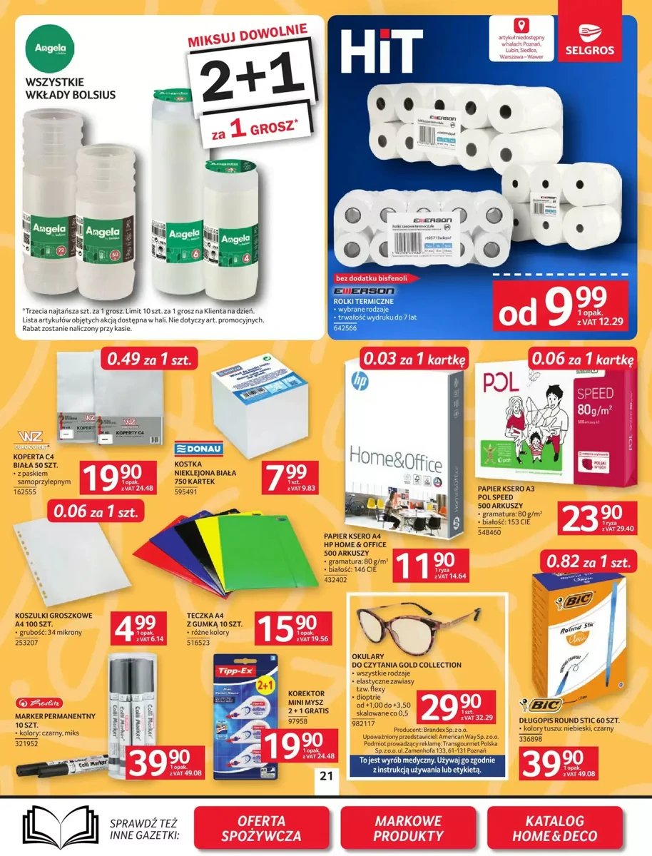 Strona 23 z gazetki Selgros