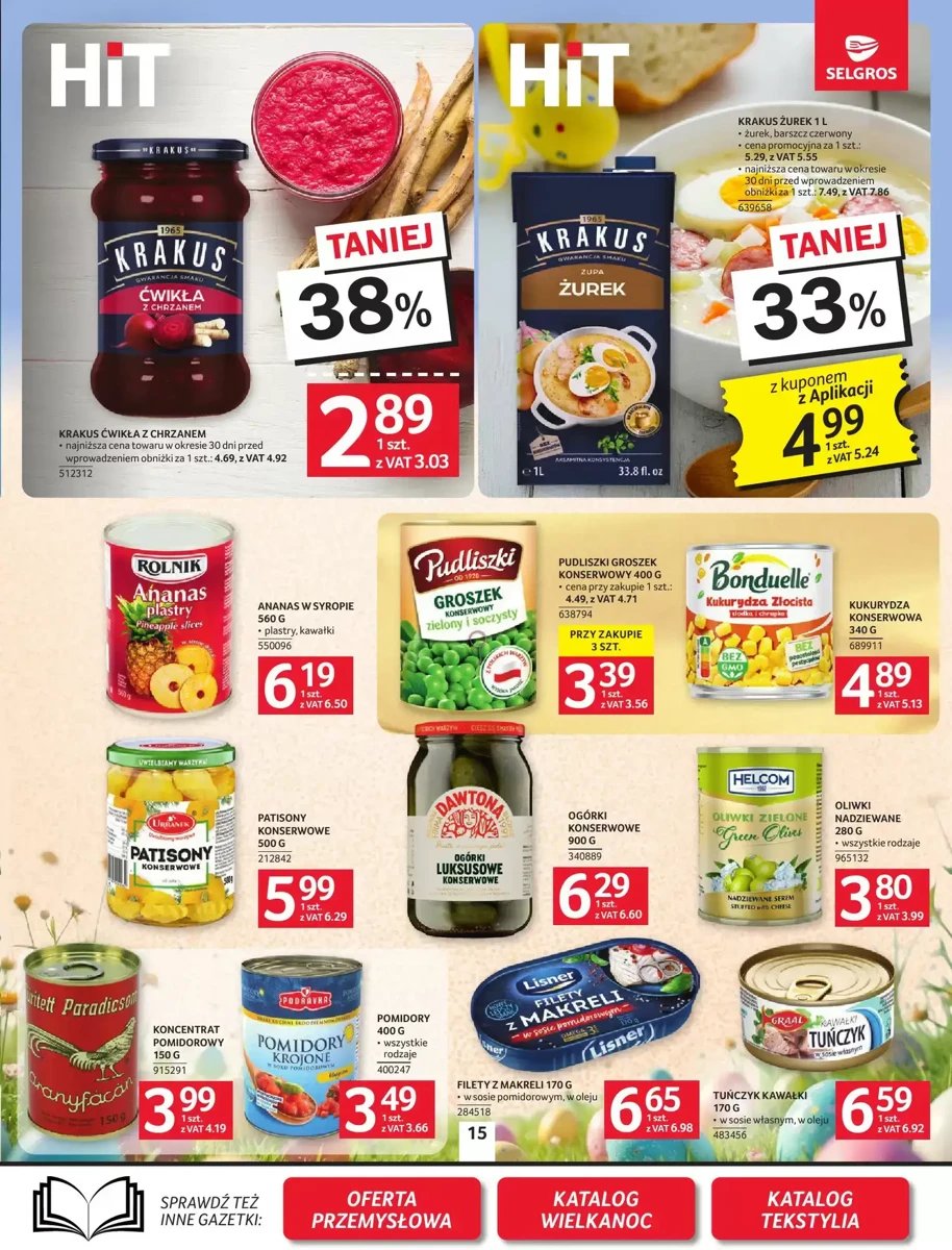 Strona 15 z gazetki Selgros