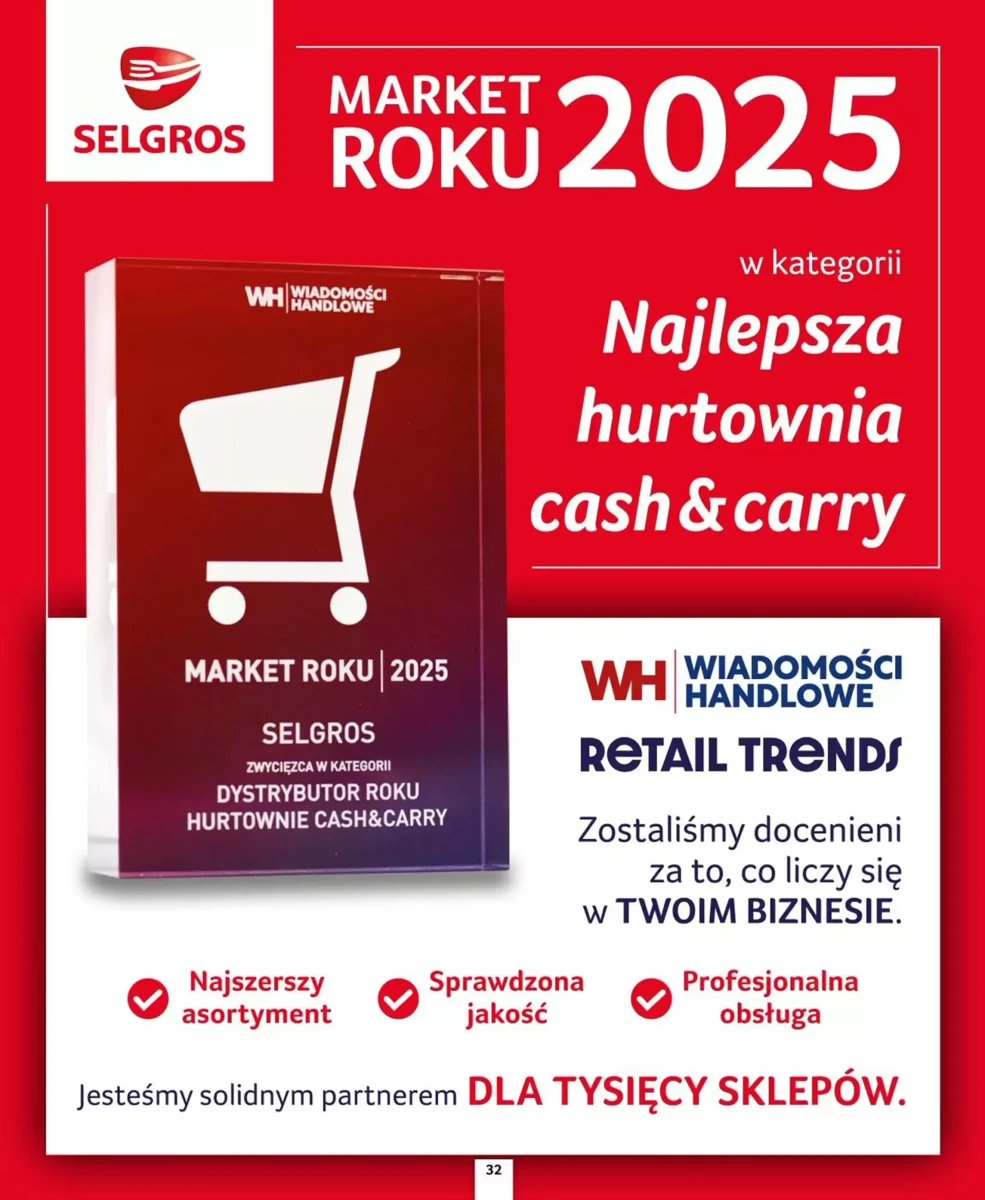 Strona 32 z gazetki Selgros