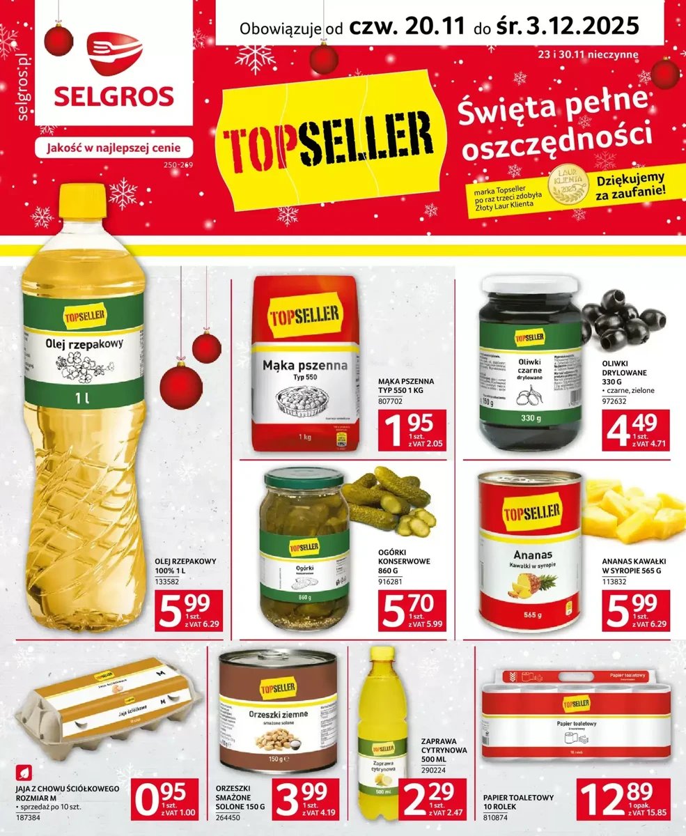 Strona 1 z gazetki Selgros