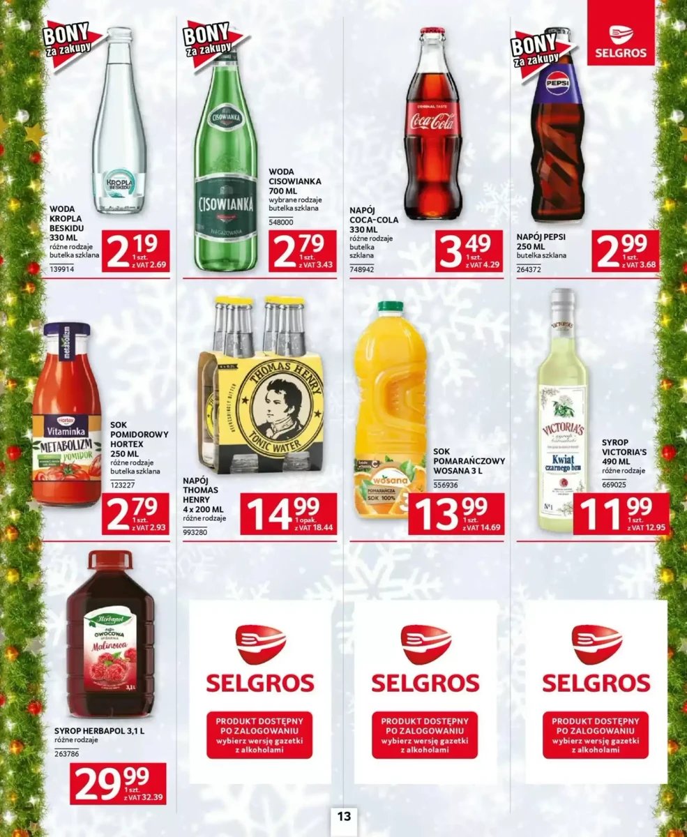 Strona 13 z gazetki Selgros