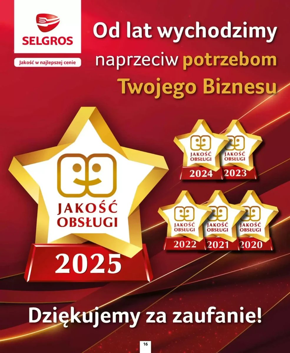 Strona 16 z gazetki Selgros