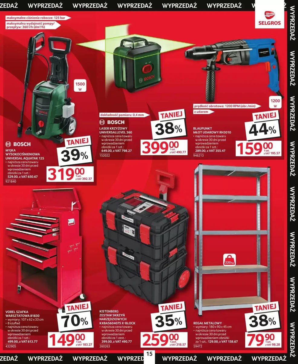 Strona 15 z gazetki Selgros