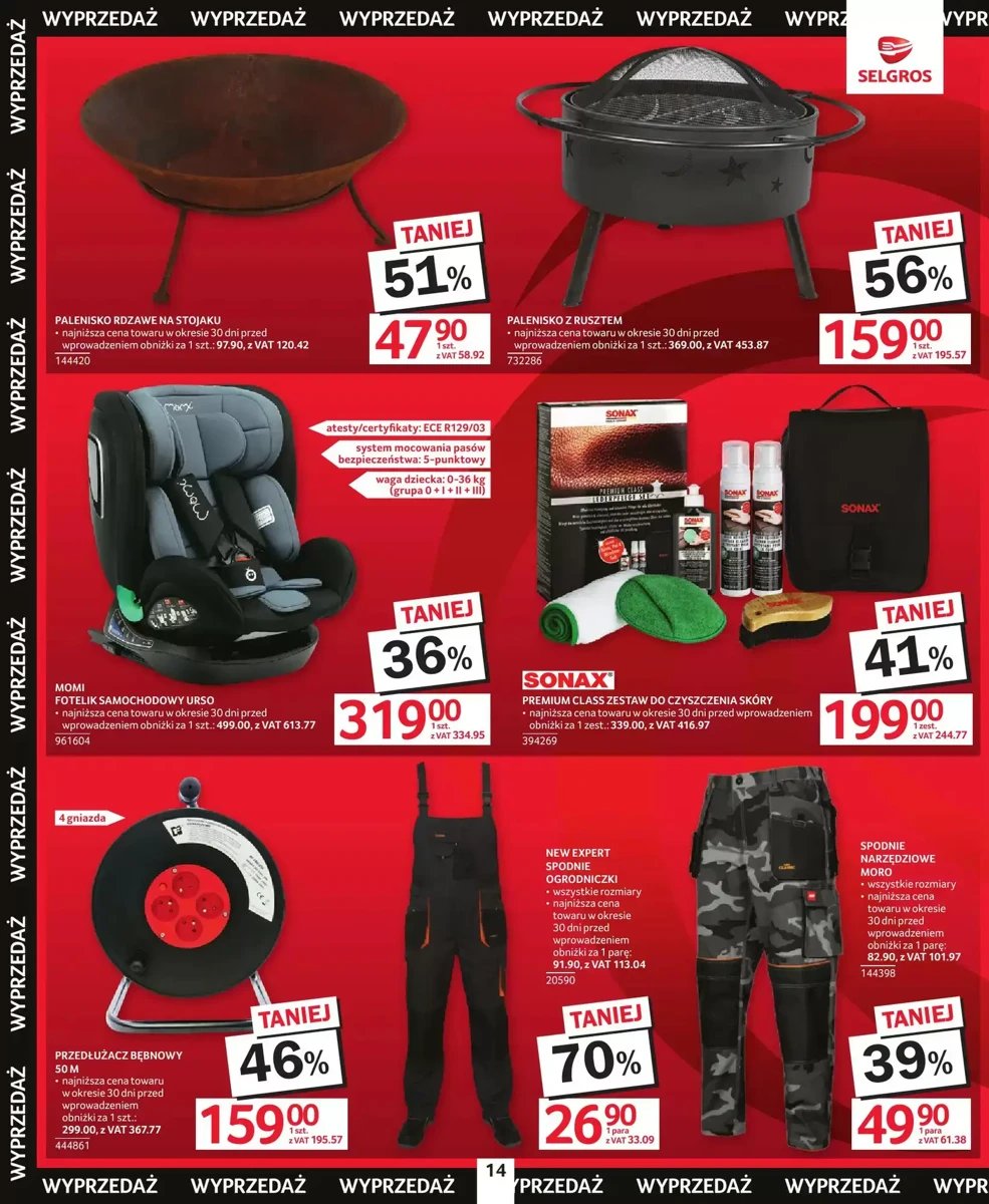 Strona 14 z gazetki Selgros