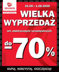 Gazetka Selgros – 21.05.2026 – 01.06.2026