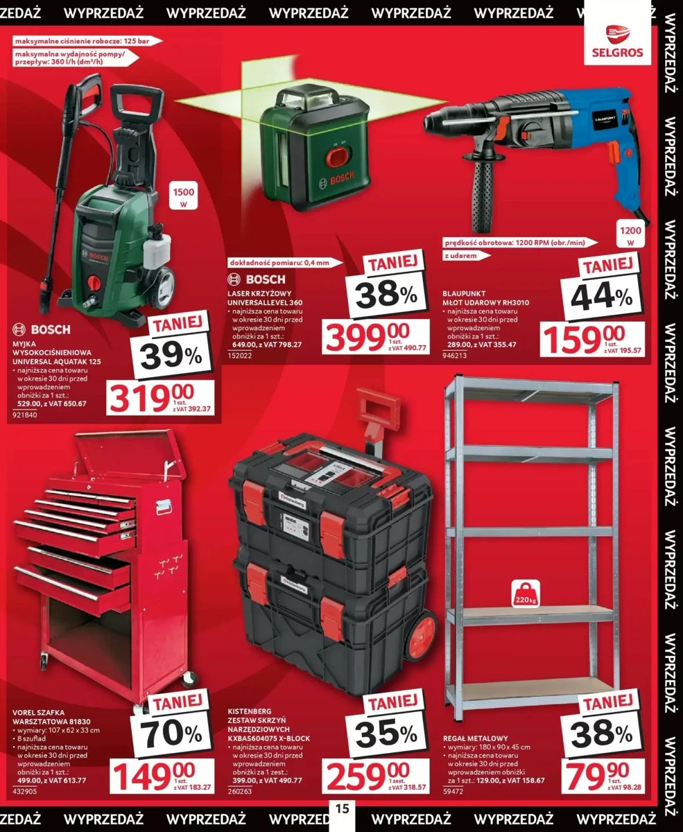Strona 15 z gazetki Selgros