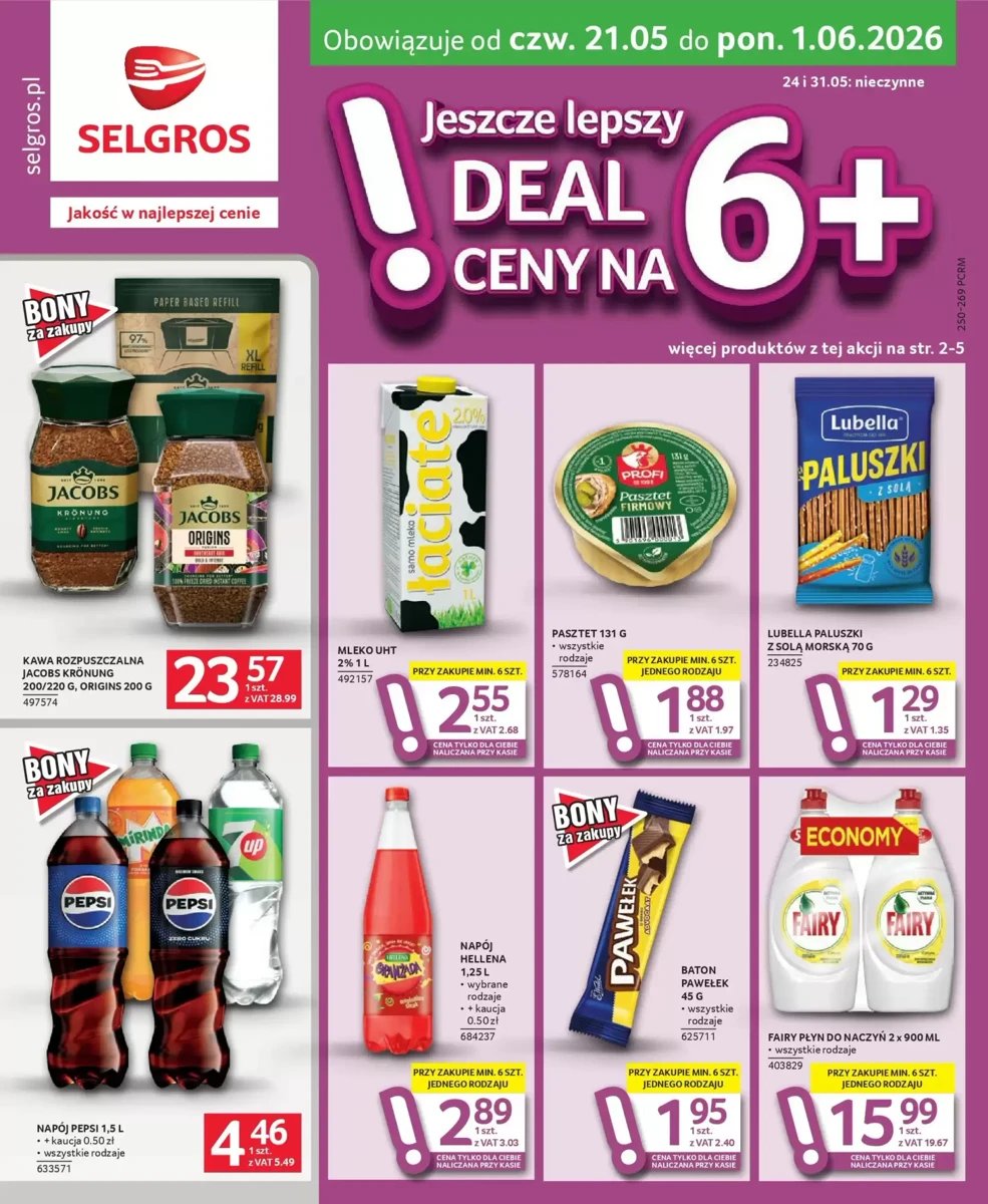 Strona 1 z gazetki Selgros