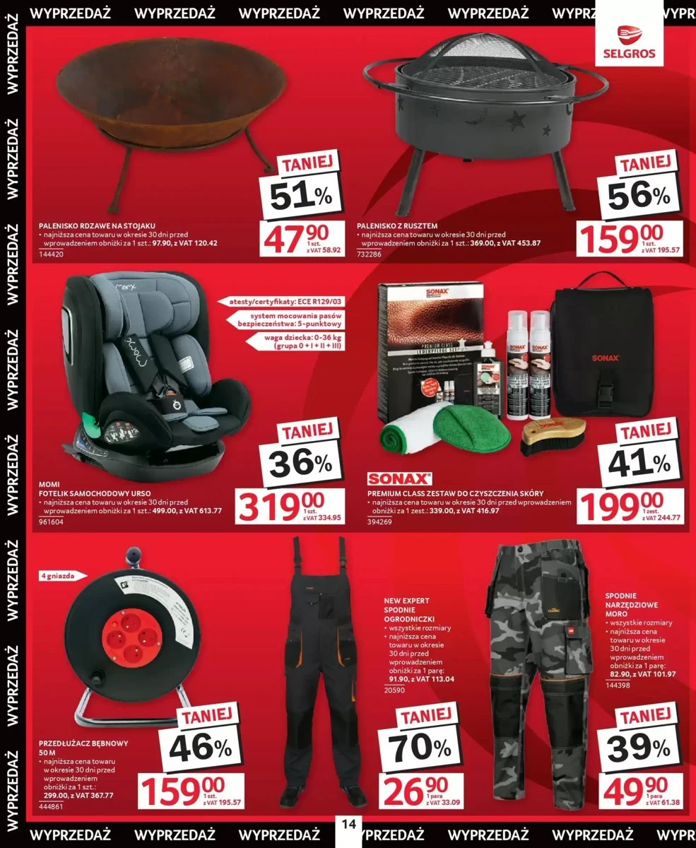 Strona 14 z gazetki Selgros