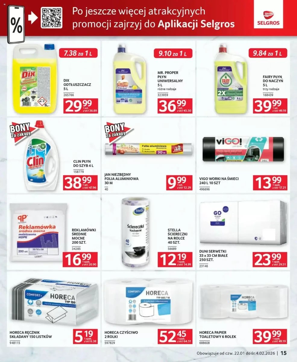 Strona 15 z gazetki Selgros