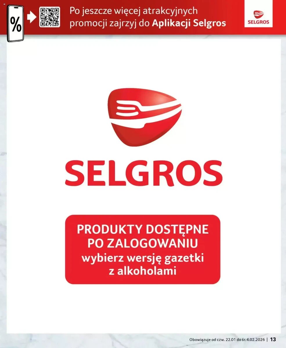Strona 13 z gazetki Selgros