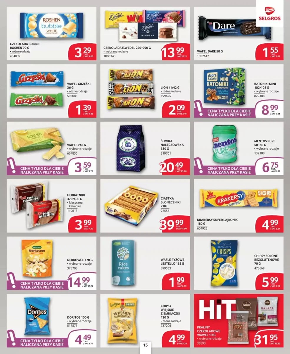 Strona 15 z gazetki Selgros