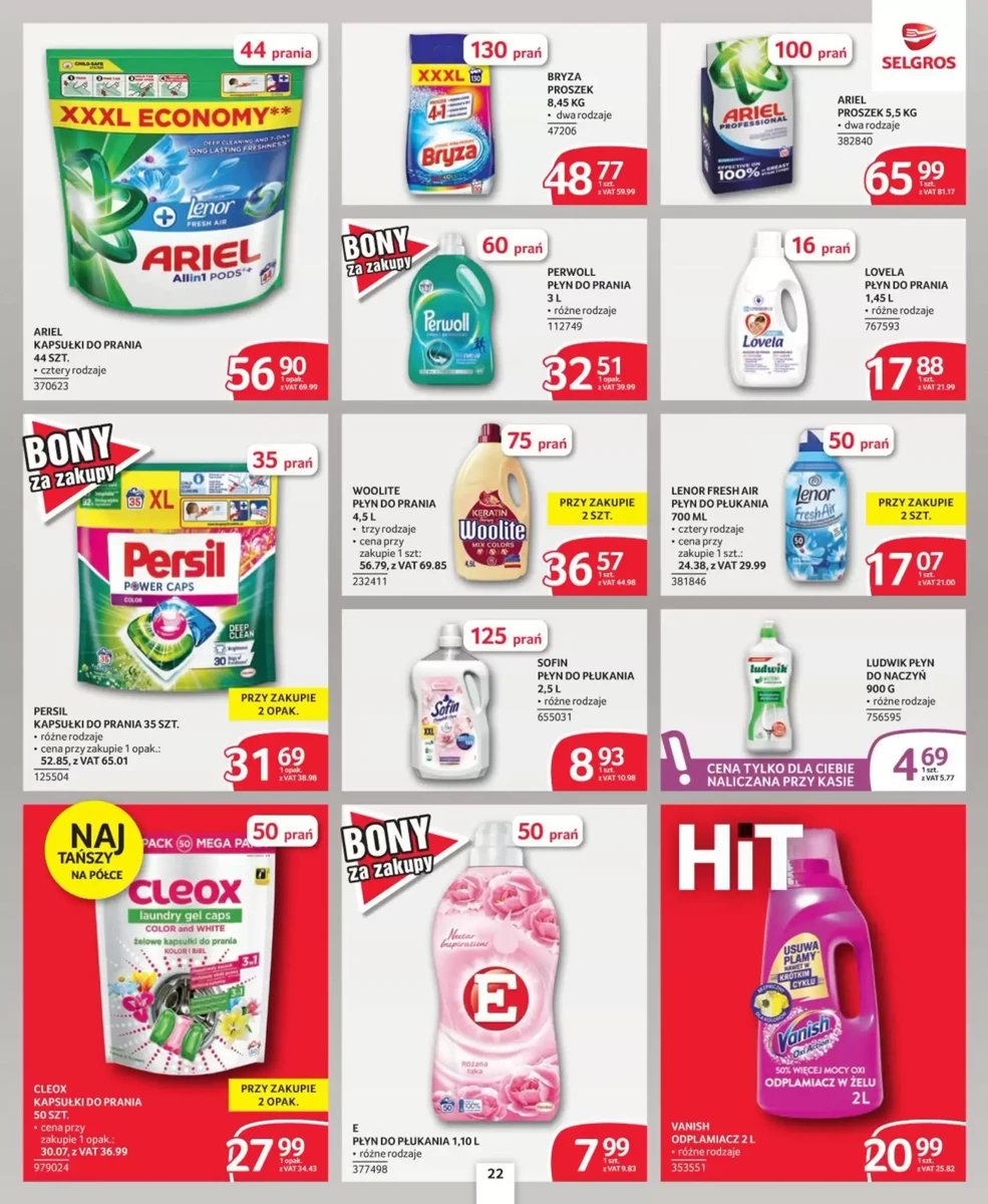 Strona 20 z gazetki Selgros
