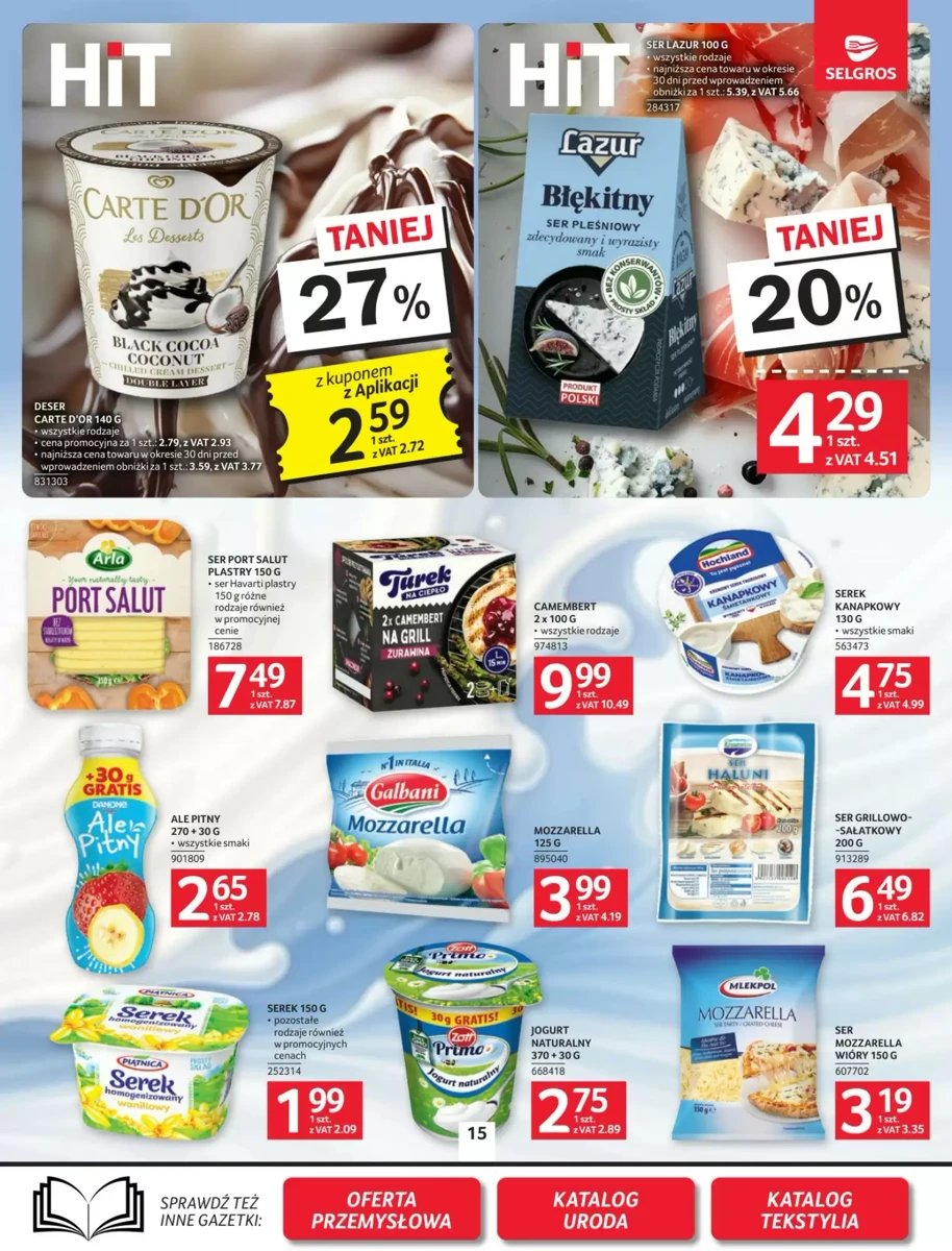 Strona 15 z gazetki Selgros