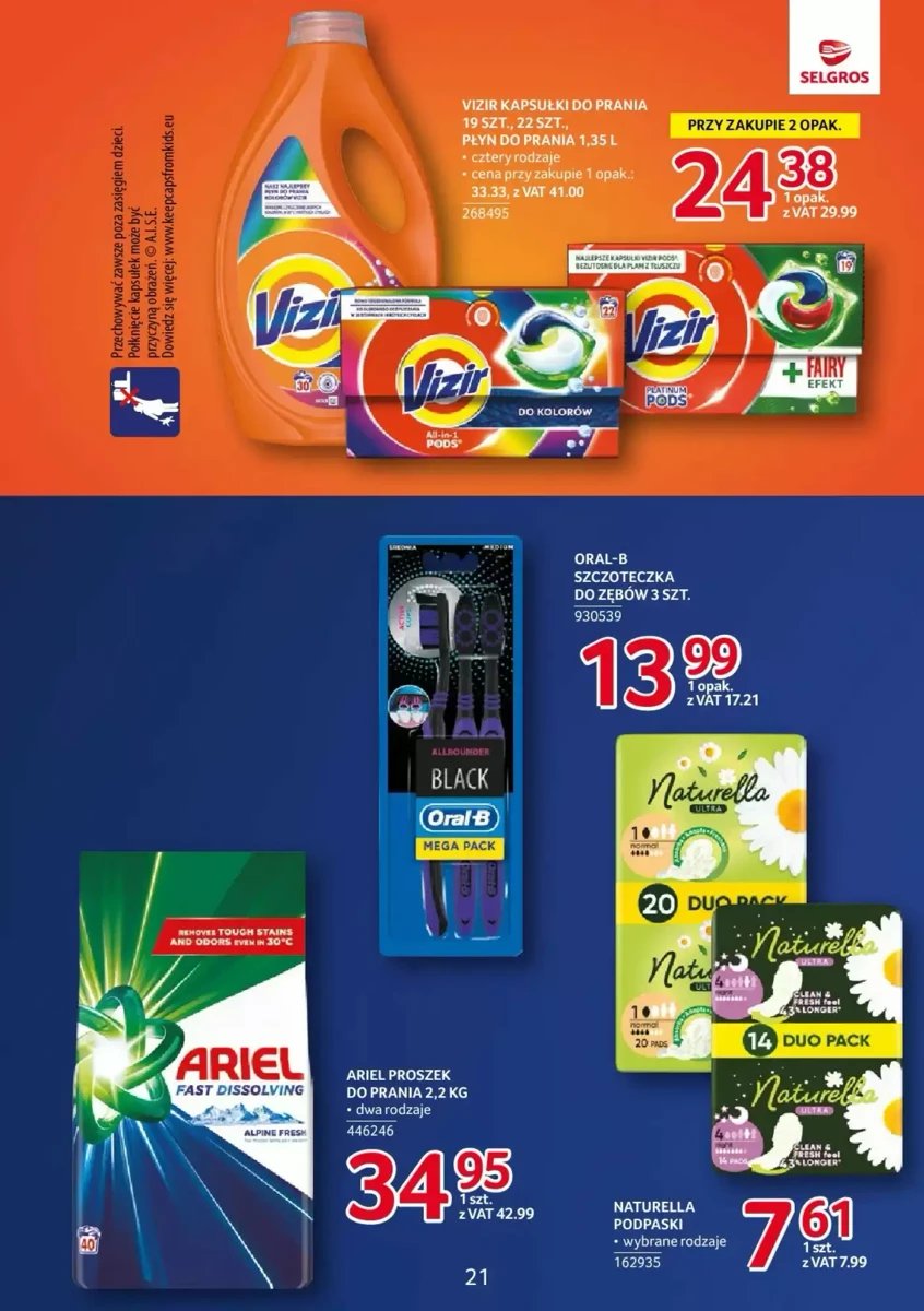 Strona 21 z gazetki Selgros
