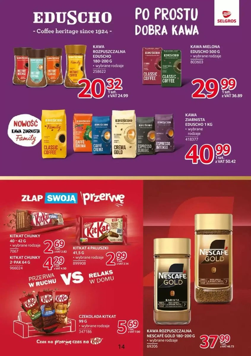 Strona 14 z gazetki Selgros