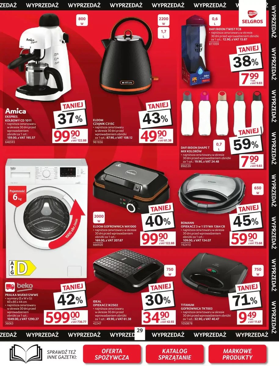 Strona 31 z gazetki Selgros