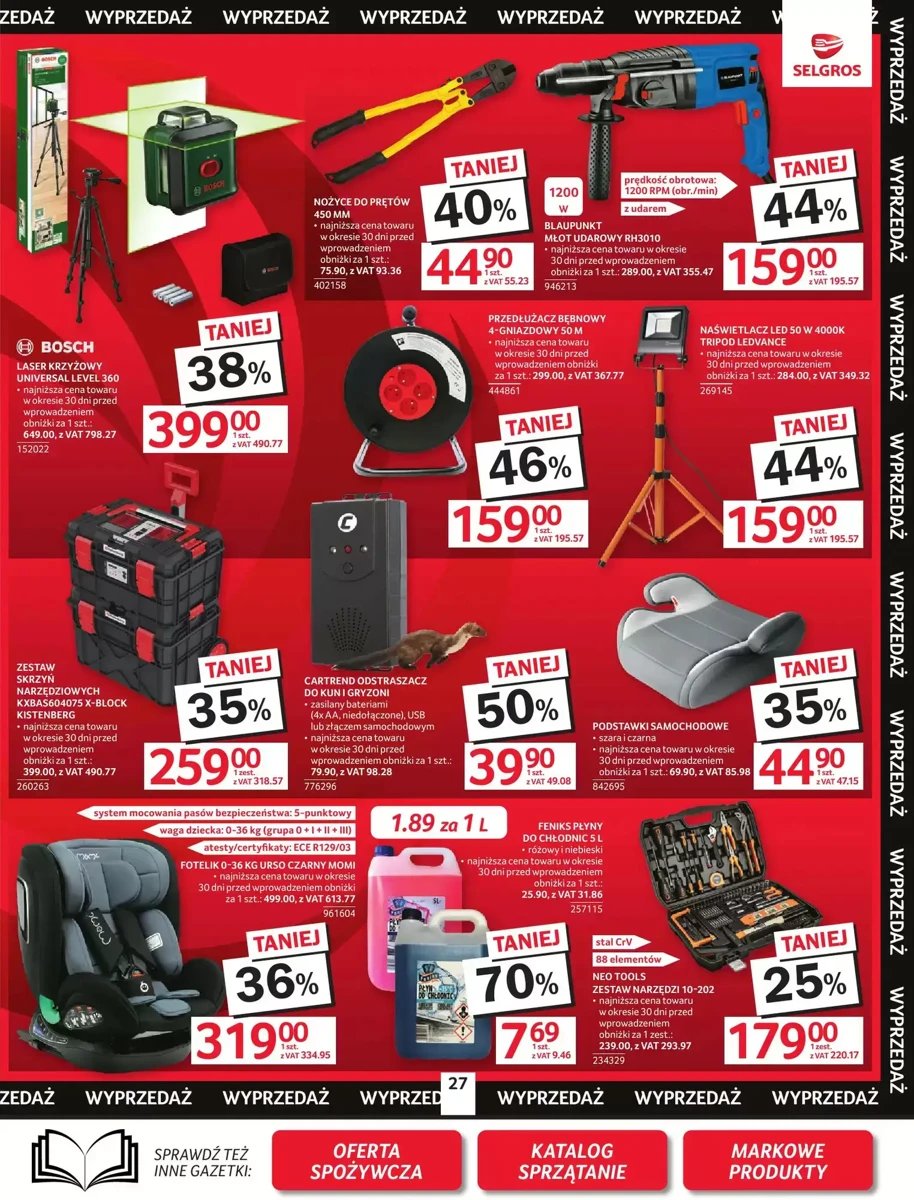 Strona 29 z gazetki Selgros