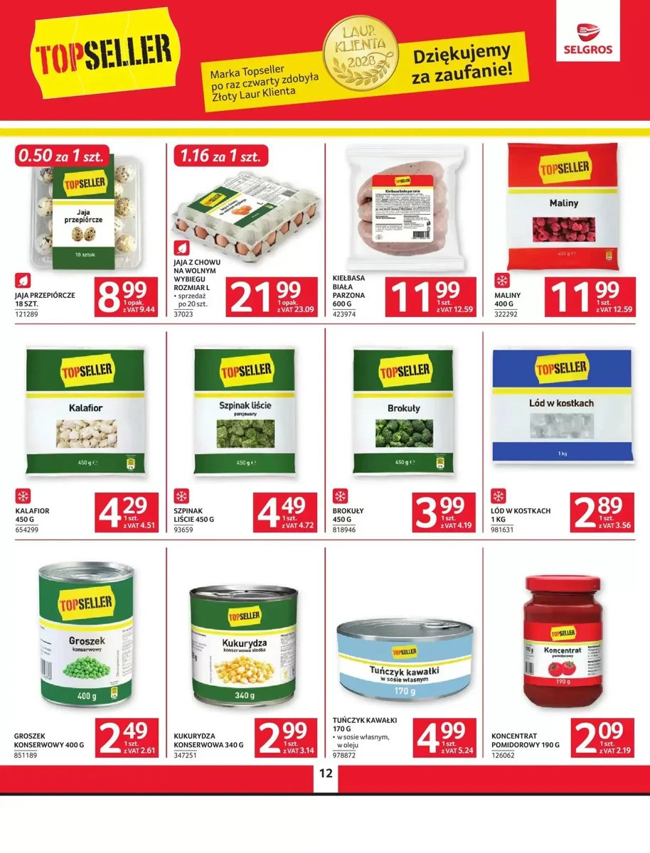 Strona 12 z gazetki Selgros