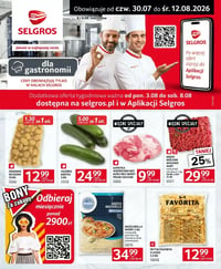 Gazetka Selgros – 30.07.2026 – 12.08.2026