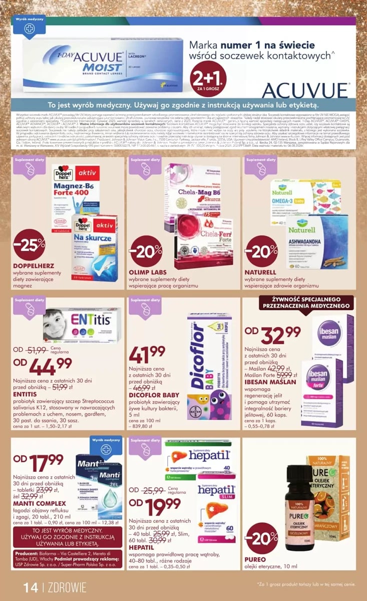 Strona 14 z gazetki Superpharm