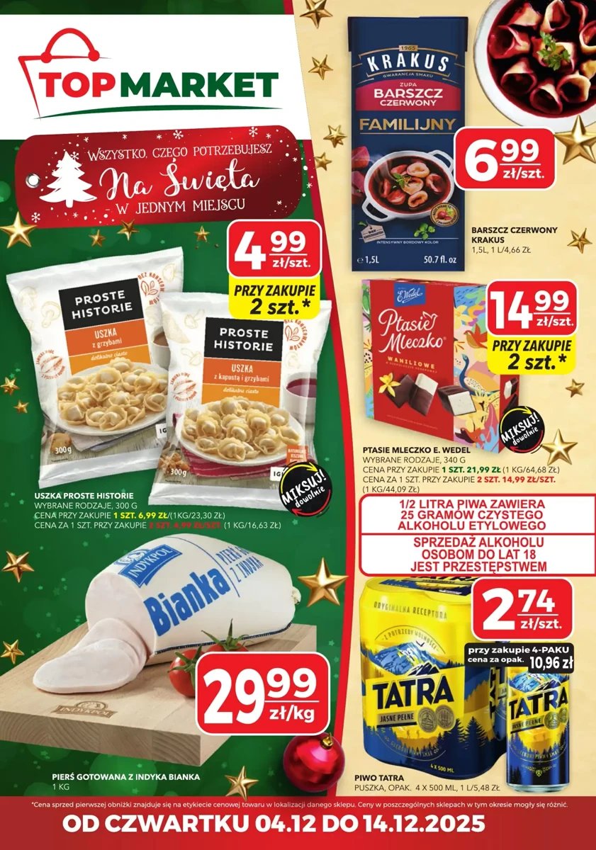 Strona 1 z gazetki Top Market