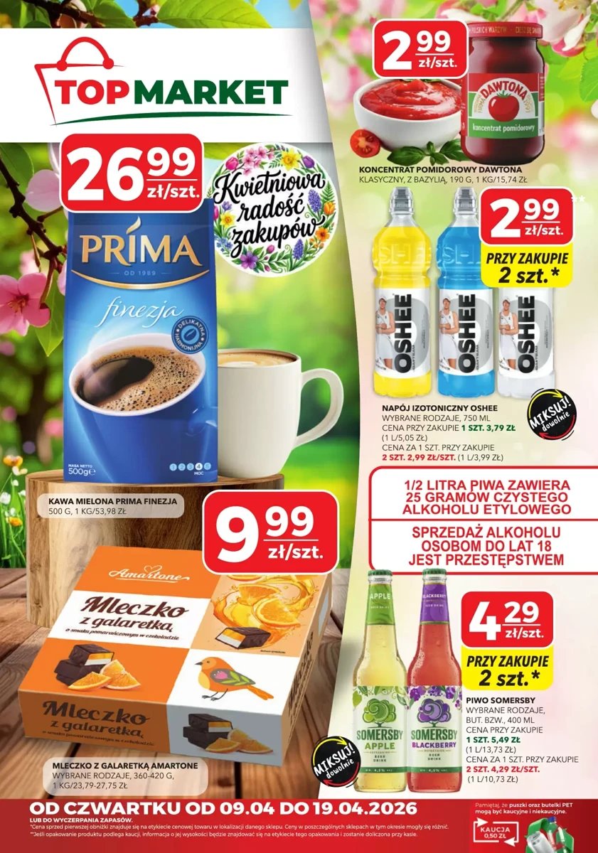 Strona 1 z gazetki Top Market