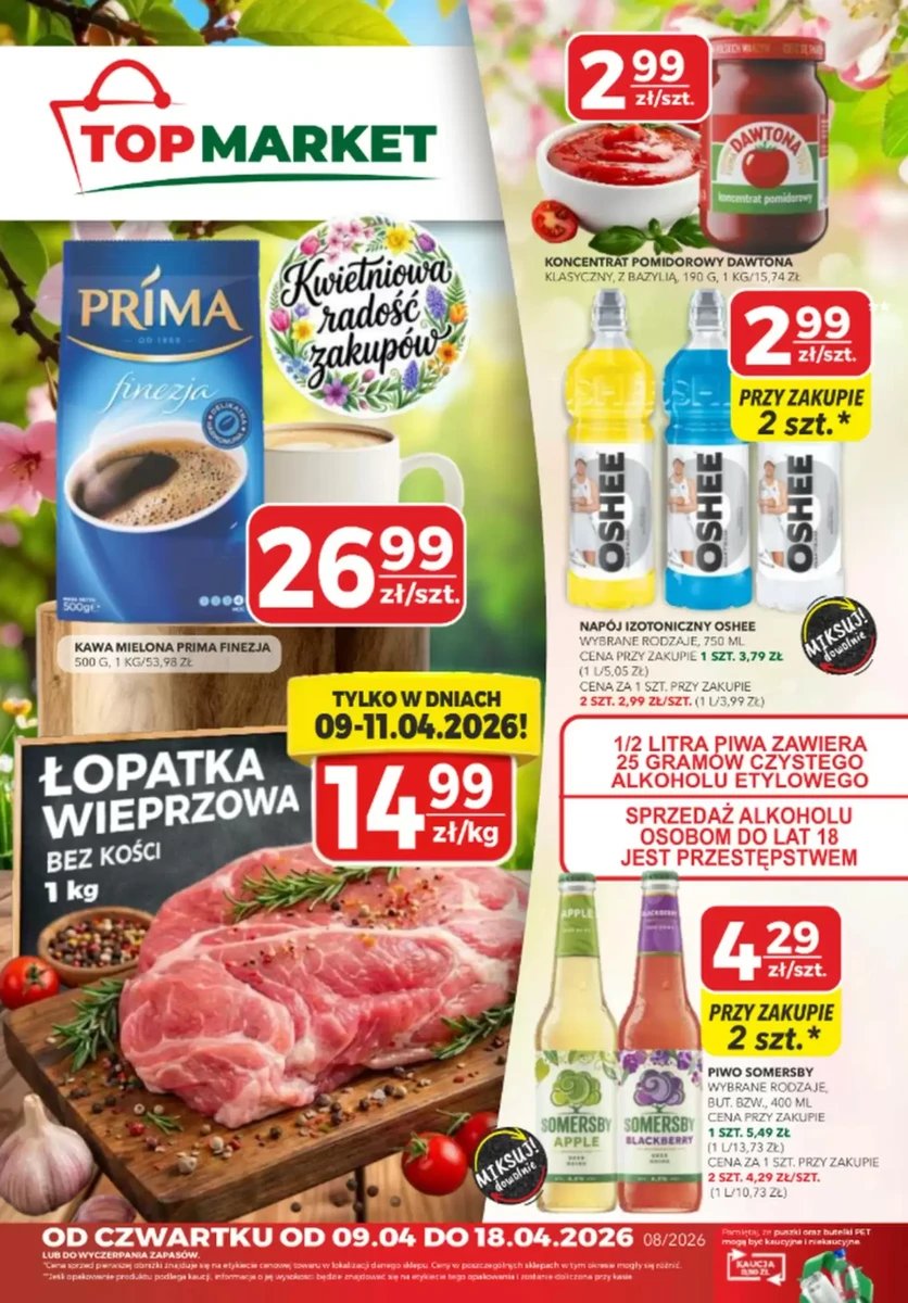 Strona 1 z gazetki Top Market