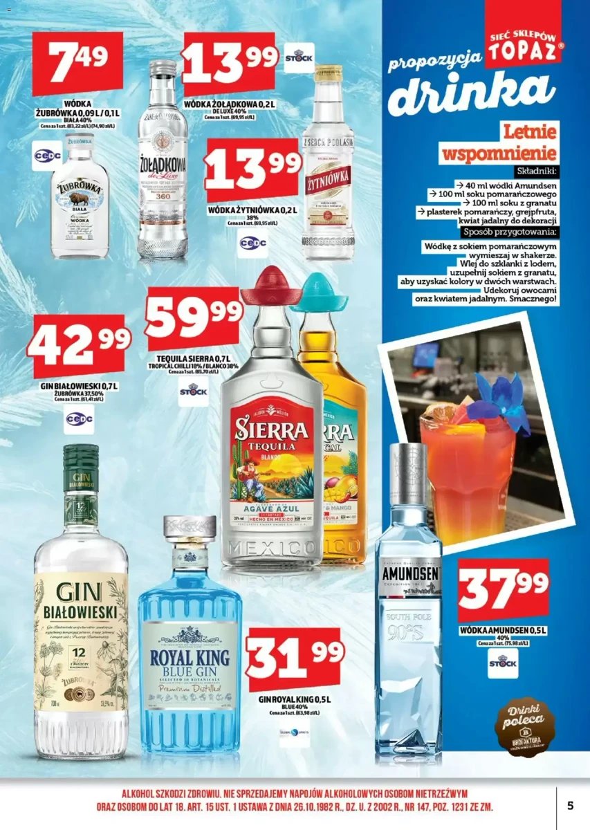 Strona 5 z gazetki Topaz