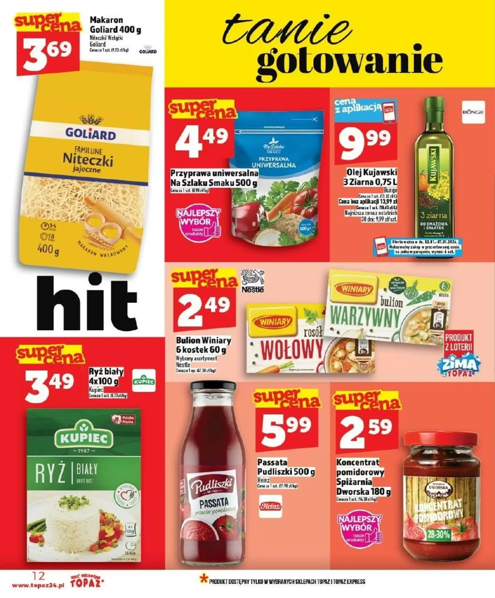 Strona 12 z gazetki Topaz