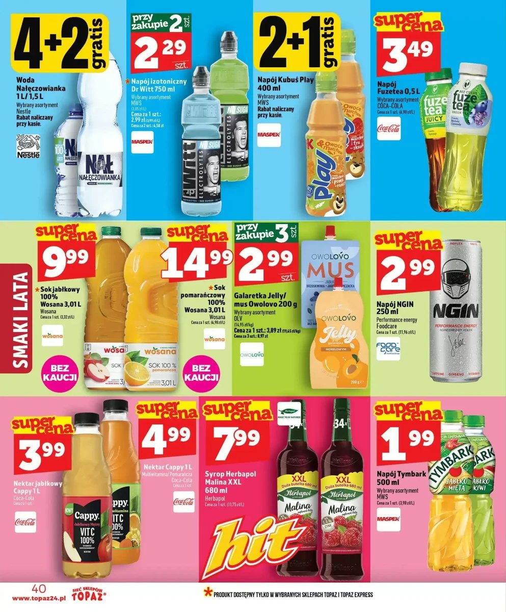 Strona 40 z gazetki Topaz