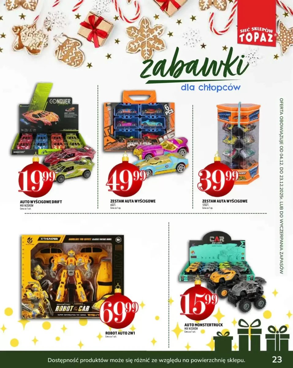 Strona 23 z gazetki Topaz