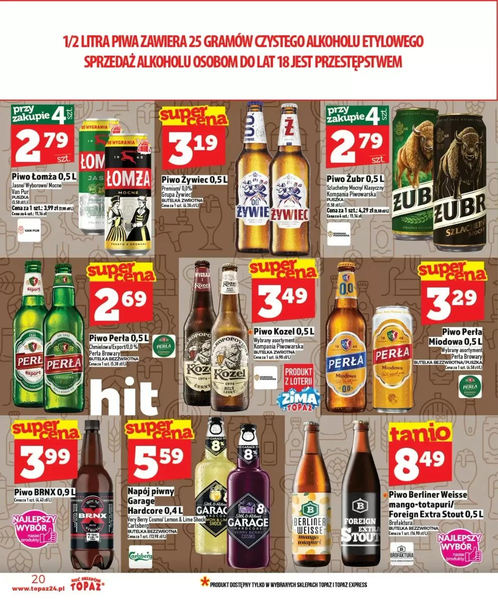 Strona 20 z gazetki Topaz