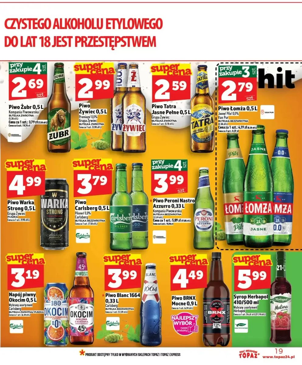 Strona 19 z gazetki Topaz