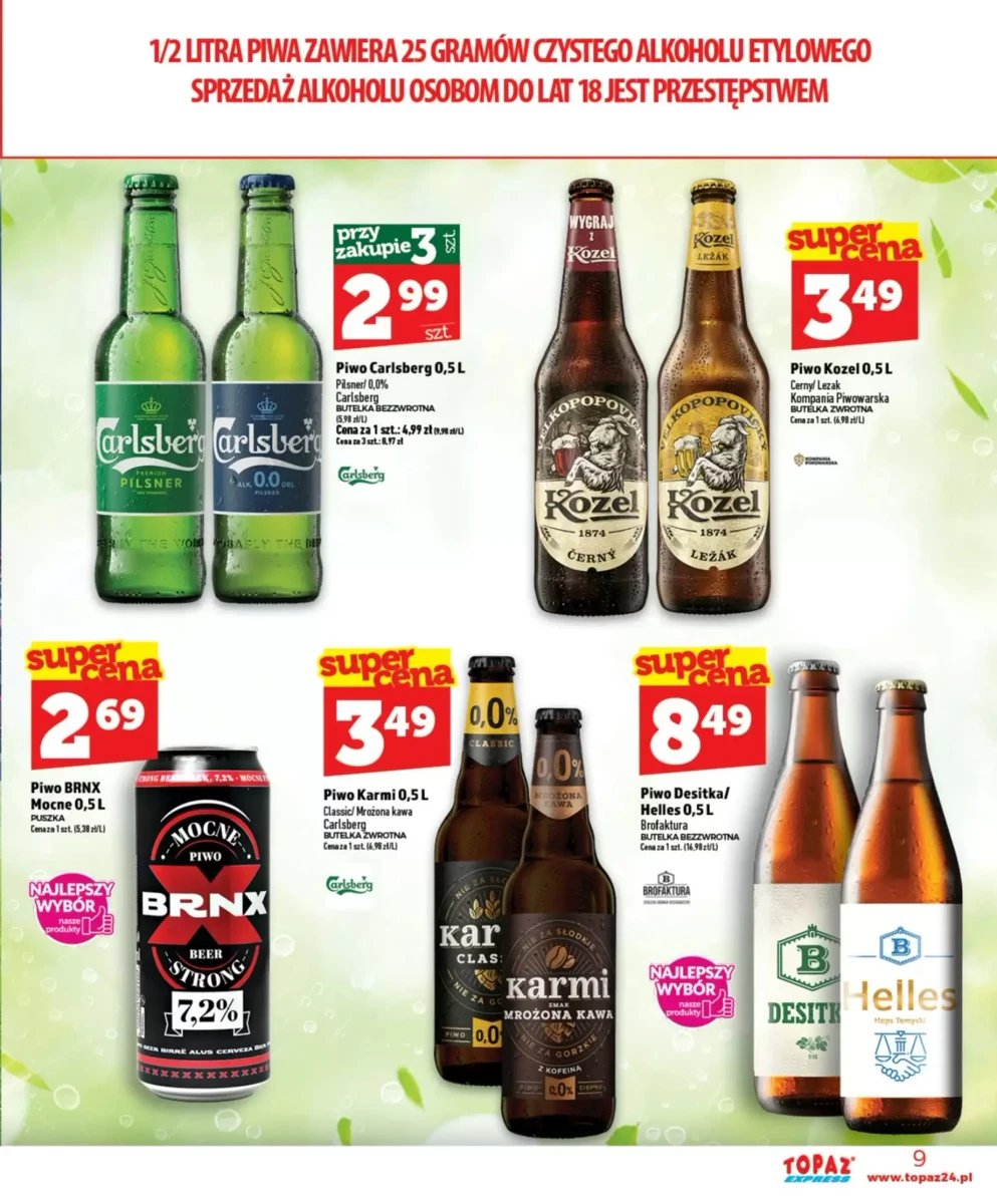 Strona 9 z gazetki Topaz