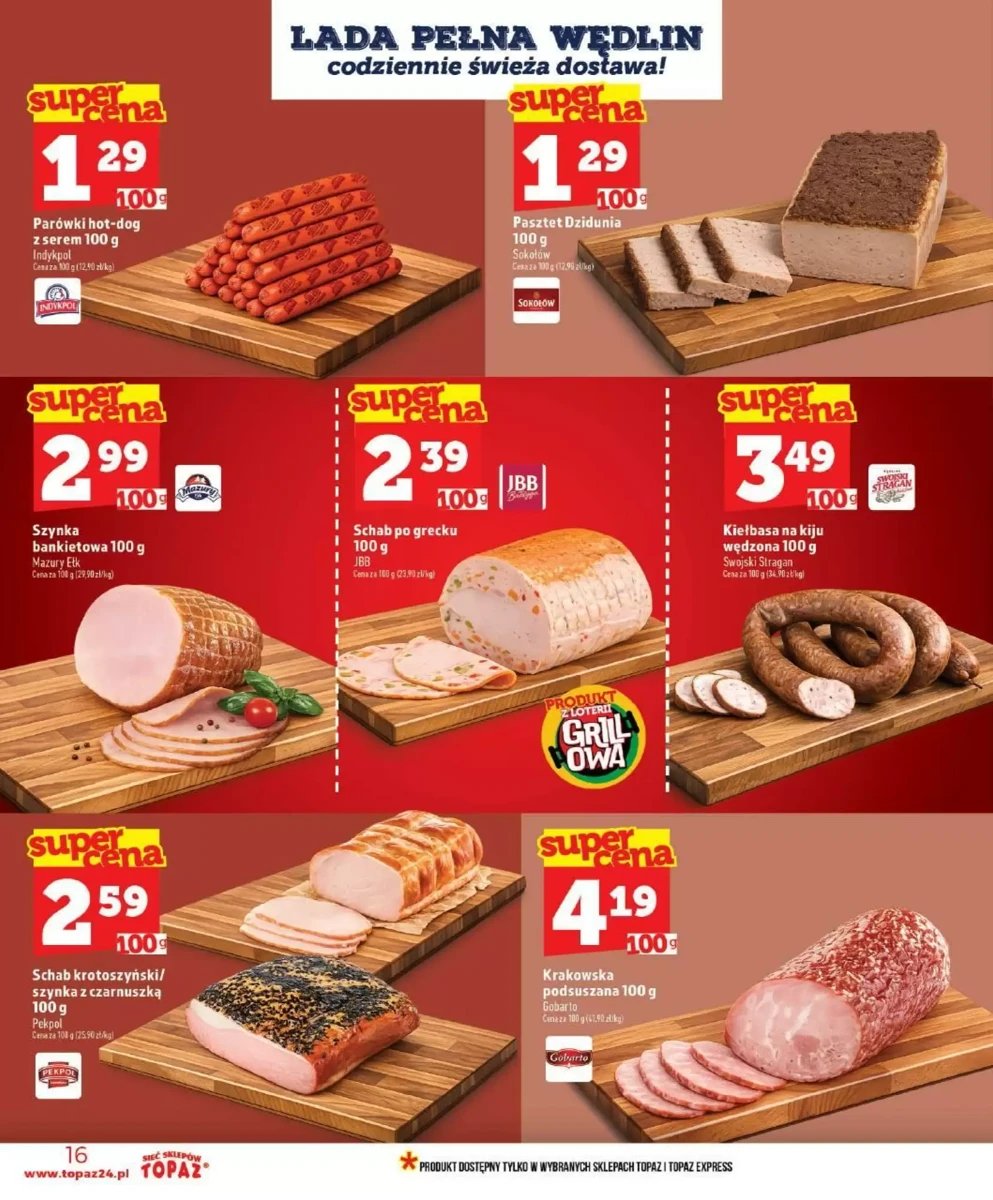 Strona 16 z gazetki Topaz