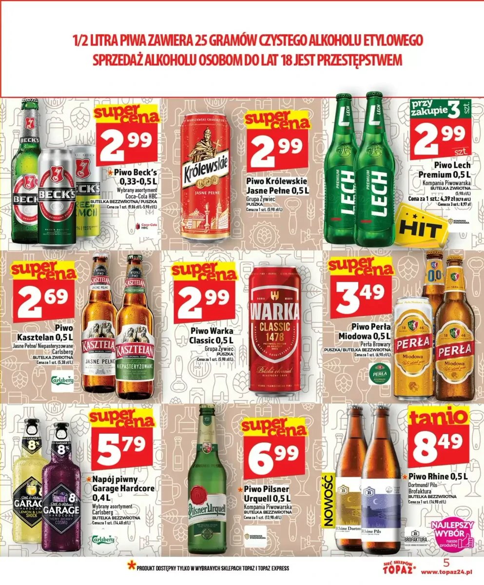 Strona 5 z gazetki Topaz