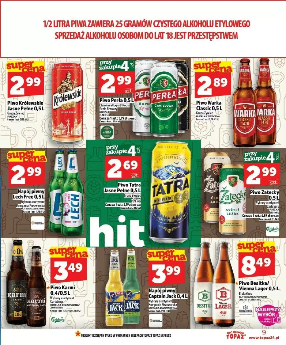 Strona 9 z gazetki Topaz