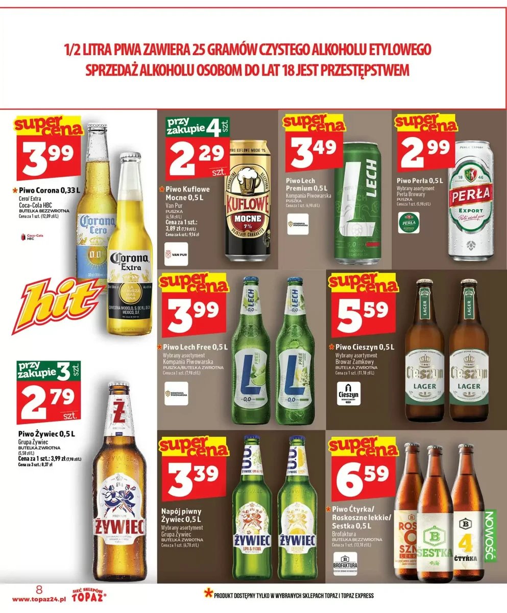 Strona 8 z gazetki Topaz