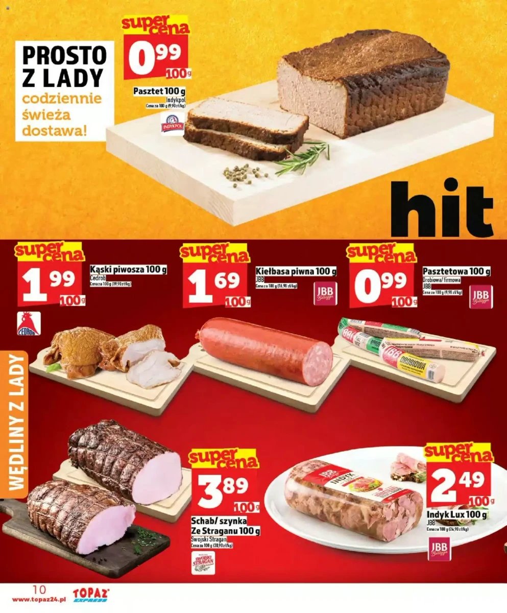 Strona 10 z gazetki Topaz