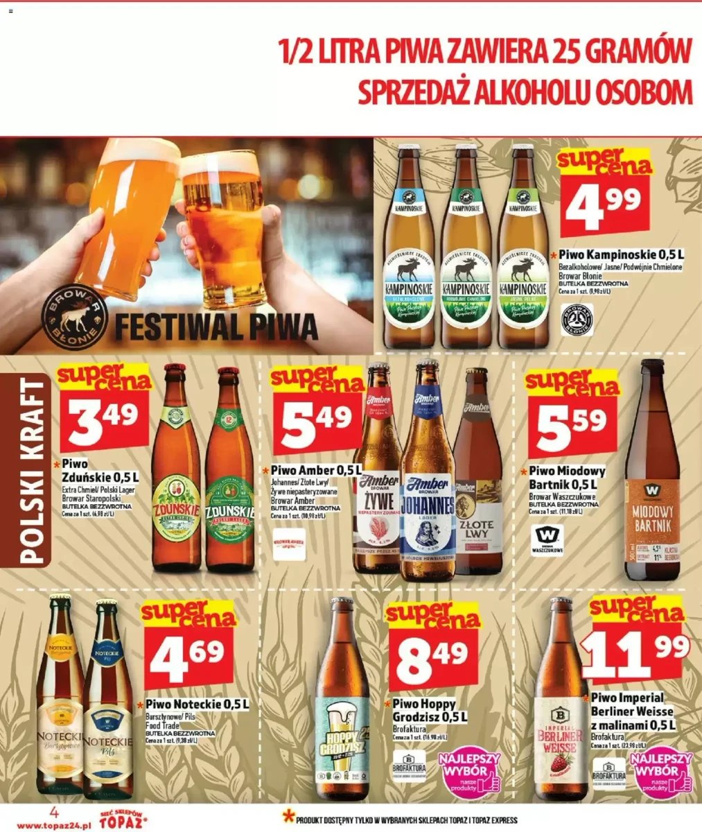 Strona 4 z gazetki Topaz