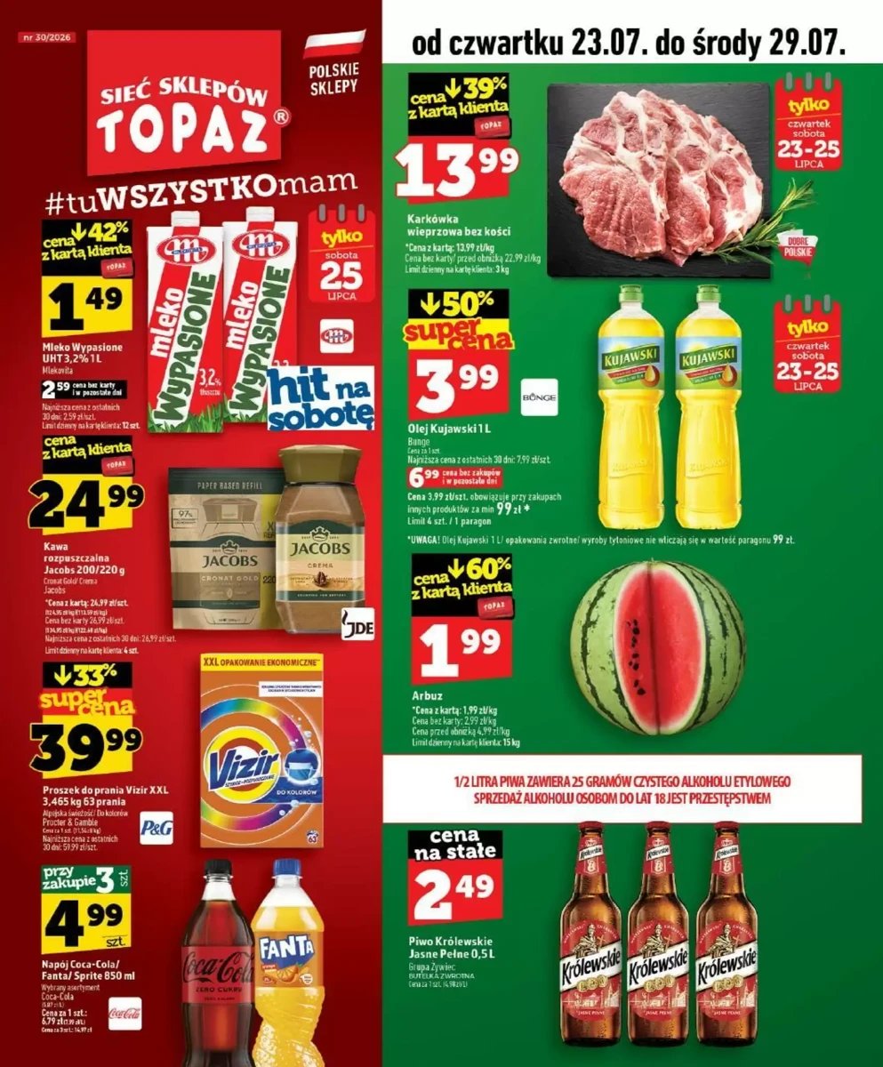 Strona 1 z gazetki Topaz