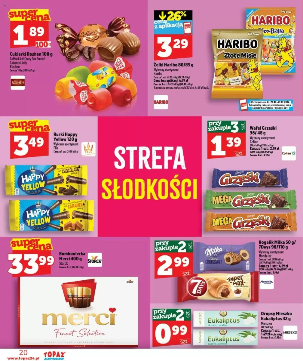 Strona 20 z gazetki Topaz