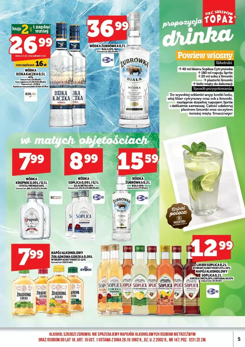 Strona 5 z gazetki Topaz